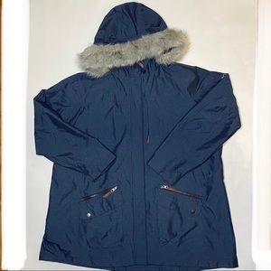 Women’s Columbia Navy Blue Interchange Coat